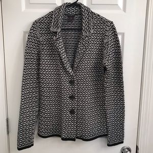 ANN TAYLOR Sweater Blazer Cardigan Long Sleeve Med
